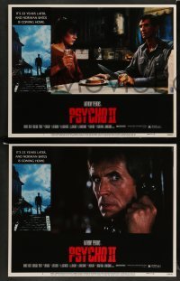 3g411 PSYCHO II 8 LCs '83 Anthony Perkins as Norman Bates, Vera Miles, Meg Tilly, horror sequel!
