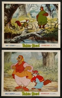 3g611 ROBIN HOOD 6 LCs '73 Walt Disney's cartoon version, the way it REALLY happened!