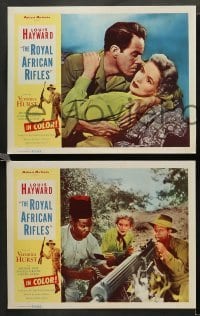 3g425 ROYAL AFRICAN RIFLES 8 LCs '53 Louis Hayward, savage adventure across The Dark Continent!
