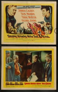 3g438 SHAKE HANDS WITH THE DEVIL 8 LCs '59 James Cagney, Don Murray, Glynis Johns, Dana Wynter!