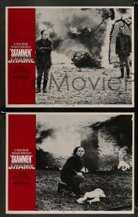 3g439 SHAME 8 int'l LCs '69 Ingmar Bergman's Skammen, Liv Ullmann, Max Von Sydow!
