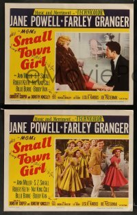 3g830 SMALL TOWN GIRL 3 LCs '53 sexy Jane Powell, Farley Granger, Ann Miller, S.Z. Sakall!