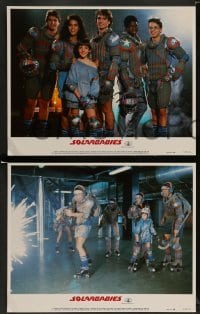 3g452 SOLARBABIES 8 LCs '86 Richard Jordan, Jami Gertz, Jason Patric, cool sci-fi images!