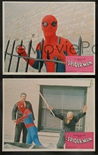 3g458 SPIDER-MAN 8 LCs '77 Marvel Comic, great images of Nicholas Hammond as Spidey!