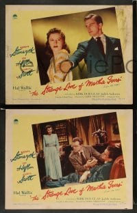 3g743 STRANGE LOVE OF MARTHA IVERS 4 LCs '46 Barbara Stanwyck, Van Heflin, Kirk Douglas, Milestone