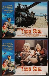 3g473 TANK GIRL 8 LCs '95 wacky Lori Petty with cool futuristic tank & sexy Naomi Watts!