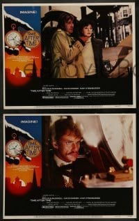 3g490 TIME AFTER TIME 8 LCs '79 Malcolm McDowell as H.G. Wells, Warner as Jack the Ripper, Noble!