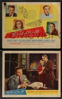 3g491 TIME OF YOUR LIFE 8 LCs '47 James & Jeanne Cagney, Bendix, from William Saroyan's play!