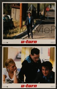 3g504 U TURN 8 LCs '97 directed by Oliver Stone, Sean Penn, sexy Jennifer Lopez, Nick Nolte!