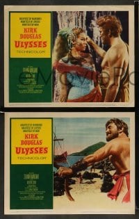3g839 ULYSSES 3 LCs R60 great images of bearded Kirk Douglas & sexy Silvana Mangano!