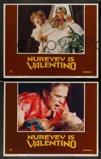 3g509 VALENTINO 8 LCs '77 Rudolph Nureyev, Leslie Caron, Michelle Phillips!