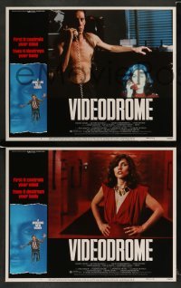 3g512 VIDEODROME 8 LCs '83 director David Cronenberg, James Woods, Debbie Harry, sci-fi thriller!