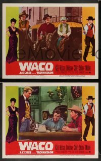3g516 WACO 8 LCs '66 Howard Keel, border art of sexy Jane Russell, Brian Donlevy