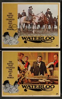 3g521 WATERLOO 8 LCs '70 Rod Steiger as Napoleon Bonaparte, Christopher Plummer, Orson Welles!