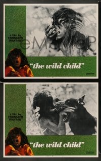 3g530 WILD CHILD 8 LCs '70 Francois Truffaut's classic L'Enfant Sauvage, Jean-Pierre Cargol!