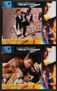 3g007 WORLD IS NOT ENOUGH 12 LCs '99 Pierce Brosnan as James Bond, Denise Richards, Marceau