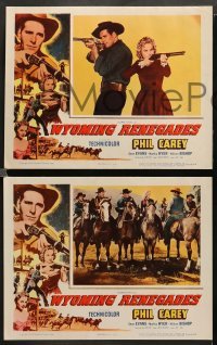 3g535 WYOMING RENEGADES 8 LCs '54 Phil Carey, Gene Evans, Martha Hyer, cool western images!