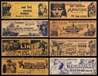 3h122 LOT OF 8 MOVIE FRAME TOPPERS '50s great images from a variety of different movies!