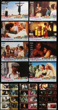 3h147 LOT OF 52 SPANISH LOBBY CARDS '70s-00s incomplete sets from a variety of movies!