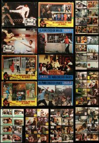 3h150 LOT OF 95 SPANISH LOBBY CARDS '70s-80s incomplete sets from a variety of movies!