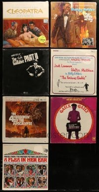 3h208 LOT OF 7 SHRINKWRAPPED 33 1/3 RPM MOVIE SOUNDTRACK RECORDS '60s-70s a variety of albums!