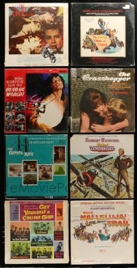 3h209 LOT OF 8 SHRINKWRAPPED 33 1/3 RPM MOVIE SOUNDTRACK RECORDS '60s-70s a variety of albums!