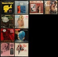 3h205 LOT OF 10 SHRINKWRAPPED 33 1/3 RPM MOVIE SOUNDTRACK RECORDS '60s-70s a variety of albums!