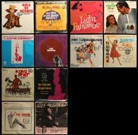 3h207 LOT OF 12 SHRINKWRAPPED 33 1/3 RPM MOVIE SOUNDTRACK RECORDS '60s a variety of albums!