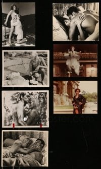 3h158 LOT OF 7 NON-U.S. SEXPLOITATION STILLS '50s-70s great sexy images with some nudity!