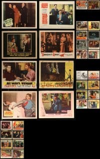 3h257 LOT OF 34 1950S LOBBY CARDS '50s great scenes from a variety of different movies!
