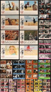 3h237 LOT OF 120 LOBBY CARDS '70s complete sets from a variety of different movies!