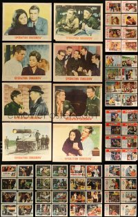 3h242 LOT OF 88 LOBBY CARDS '50s-60s complete sets from a variety of different movies!