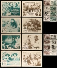 3h263 LOT OF 24 MOSTLY SERIAL LOBBY CARDS '40s-50s 6 complete chapter sets from different serials!