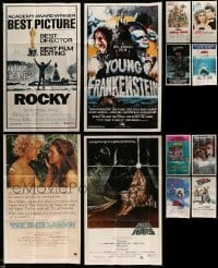 3h179 LOT OF 12 FOLDED 12x20 TOPPS POSTERS '81 all from recent classic movies, rare complete set!