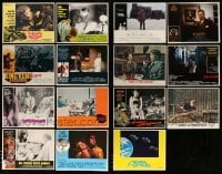 3h270 LOT OF 15 HORROR/SCI-FI LOBBY CARDS '70s-80s scenes from a variety of different movies!