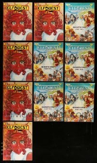 3h650 LOT OF 10 #16 AND #20 ELFQUEST MAGAZINES ''80s great fantasy artwork & articles!