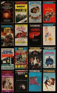 3h375 LOT OF 16 FOTONOVEL MOVIE SOFTCOVER BOOKS '70s-90s great paperback movie editions!