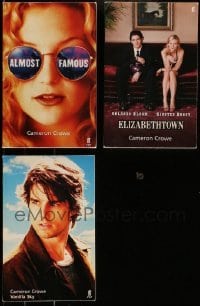 3h520 LOT OF 3 CAMERON CROWE PUBLISHED SCREENPLAYS '00s Almost Famous, Vanilla Sky, Elizabethtown