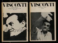 3h537 LOT OF 2 LUCHINO VISCONTI HARDCOVER PUBLISHED SCREENPLAYS '70s Rocco & His Brothers + more!