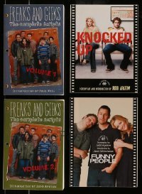 3h490 LOT OF 4 JUDD APATOW PUBLISHED SCREENPLAYS '00s Freaks and Geeks, Knocked Up, Funny People!