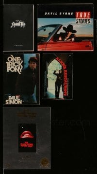 3h480 LOT OF 5 MUSIC THEMED FILMS PUBLISHED SCREENPLAYS '70s-00s This is Spinal Tap & more!