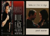 3h532 LOT OF 2 PAUL AUSTER PUBLISHED SCREENPLAYS '90s Smoke Blue in the Face, Lulu on the Bridge!
