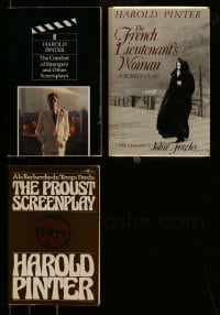 3h516 LOT OF 3 HAROLD PINTER PUBLISHED SCREENPLAYS '70s-90s French Lieutenant's Woman + more!