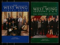 3h524 LOT OF 2 WEST WING PUBLISHED SCREENPLAYS '00s includes 14 teleplays of the hit TV show!