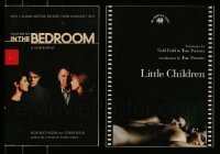 3h527 LOT OF 2 TODD FIELD PUBLISHED SCREENPLAYS '00s In the Bedroom, Little Children!