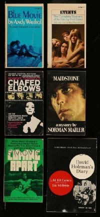 3h475 LOT OF 6 1960S U.S. INDEPENDENT FILMS PUBLISHED SCREENPLAYS '60s Andy Warhol, Robert Downey
