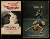 3h535 LOT OF 2 MICHELANGELO ANTONIONI PUBLISHED SCREENPLAYS '70s The Passenger, Blow-Up!