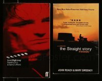 3h549 LOT OF 2 DAVID LYNCH PUBLISHED SCREENPLAYS '90s Lost Highway, The Straight Story!