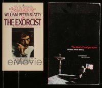 3h523 LOT OF 2 WILLIAM PETER BLATTY PUBLISHED SCREENPLAYS '70s-90s Exorcist, Ninth Configuration!