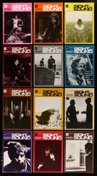 3h617 LOT OF 12 1977-79 SIGHT & SOUND MAGAZINES '77-79 filled with movie images & information!
